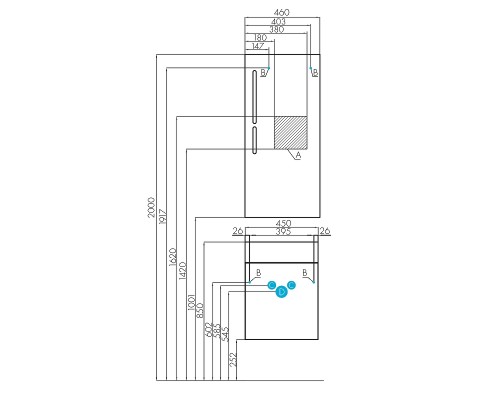 1A129002EK010 Зеркало Эклипс 1A129002EK010