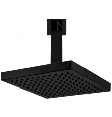 102145032C1EX квадратный TIERA верхний душ 200x200мм матовый черный 102145032C1EX