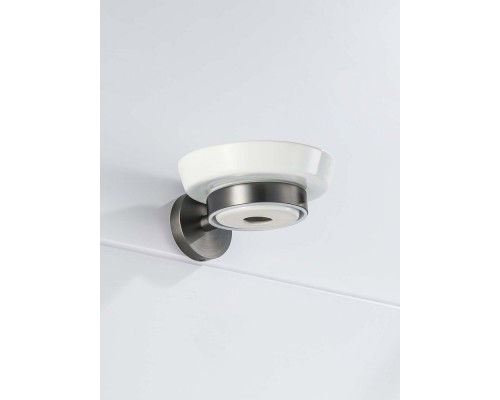 AQ4603BGM БЕТТА мыльница, оружейная сталь (шлиф. черный хром) AQ4603BGM