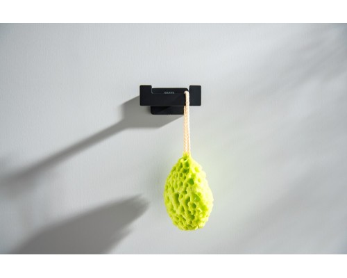 AQ4302MB ЛИБРА крючок двойной, матовый черный AQ4302MB