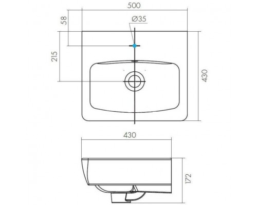 1A1959K1VDAV0 Набор: 1A195901VDAV0 Тумба-умывальник Верди 50/ 1WH302184 Умывальник Нео 50 1A1959K1VDAV0