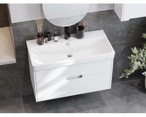 1A2544K0OL010 Набор: 1A254401OL010 Тумба-умывальник Оливия 90 Белый матовый/ 1WH501629 Раковина Адриана 90 1A2544K0OL010