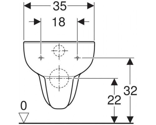 500.210.01.1 Smyle Унитаз подвесной безободковый Rimfree®, глубина 54 см 500.210.01.1