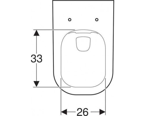 500.210.01.1 Smyle Унитаз подвесной безободковый Rimfree®, глубина 54 см 500.210.01.1