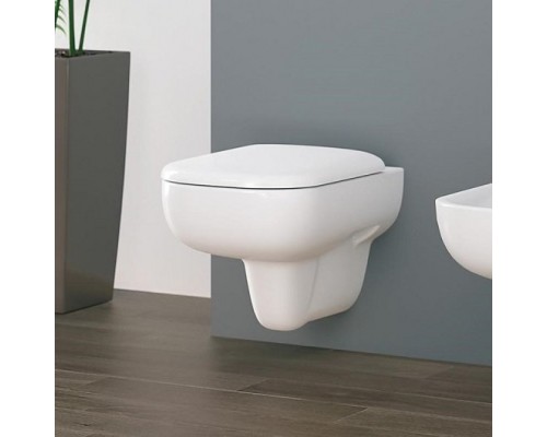 500.210.01.1 Smyle Унитаз подвесной безободковый Rimfree®, глубина 54 см 500.210.01.1