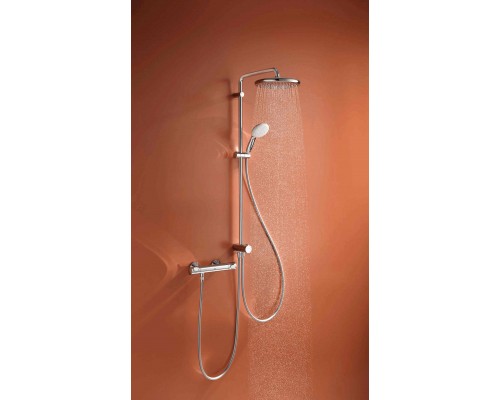 26675001 Tempesta System 250 Душевая система flex наружного монтажа c перекл-3, кругл, макс расход (при 3 бар) 7,9 л/мин, хром (замена арт. 26675000) 26675001