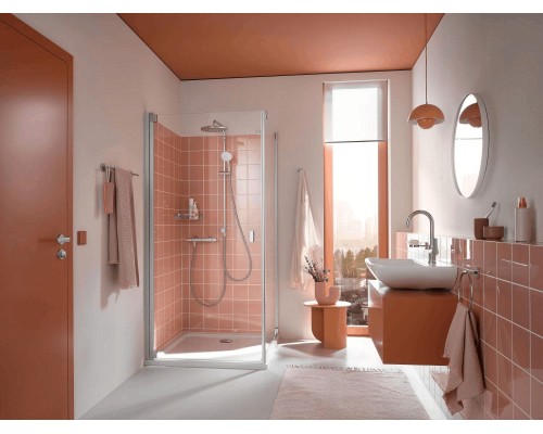 26675001 Tempesta System 250 Душевая система flex наружного монтажа c перекл-3, кругл, макс расход (при 3 бар) 7,9 л/мин, хром (замена арт. 26675000) 26675001