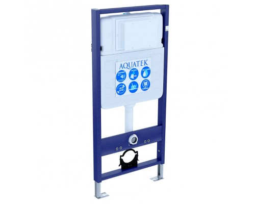 Set AQUATEK ЕВРОПА (рама AQUATEK Standard INS-0000012+звукоизоляционная прокладка+унитаз ЕВРОПА AQ1106-00+тонкое сиденье с механизмом плавного закрыва Set AQUATEK ЕВРОПА New cm