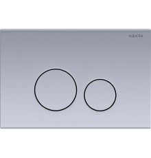 KDI-0000036 (023A) Панель смыва нержавеющая сталь (клавиши круглые) KDI-0000036