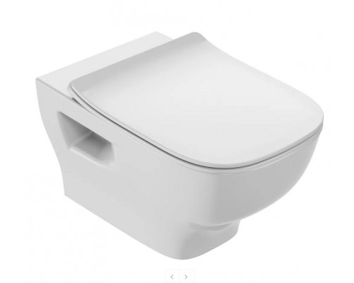 E21750RU-00 Унитаз c инсталляцией Rodin+, сиденье тонкое микролифт, панель для двойного смыва, глянцевый белый (E36495-NF+E36496-00+EDY102+E23280) E21750RU-00