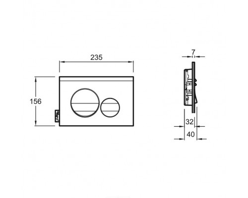 E21750RU-00 Унитаз c инсталляцией Rodin+, сиденье тонкое микролифт, панель для двойного смыва, глянцевый белый (E36495-NF+E36496-00+EDY102+E23280) E21750RU-00