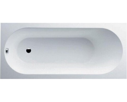 UBQ 170 OBE 2V-01 OBERON Solo Ванна 170x75, с ножками, белая, материал кварил Quaryl®, вкл. сверло для перелива UBQ170OBE2V-01