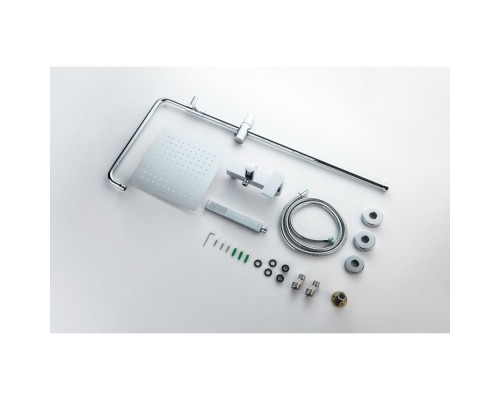 AQ2465CR ЛИРА душевая система (смеситель для душа) 250х250мм AQ2465CR