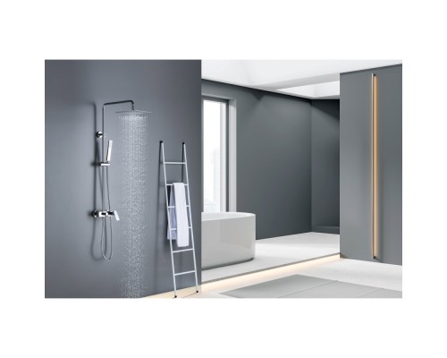 AQ2465CR ЛИРА душевая система (смеситель для душа) 250х250мм AQ2465CR