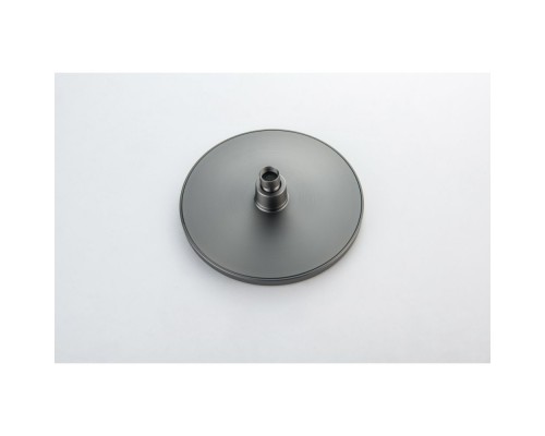 AQ2160BGM БЕТТА душевая система (смеситель для душа) 220мм, оружейная сталь (шлиф. черный хром) AQ2160BGM