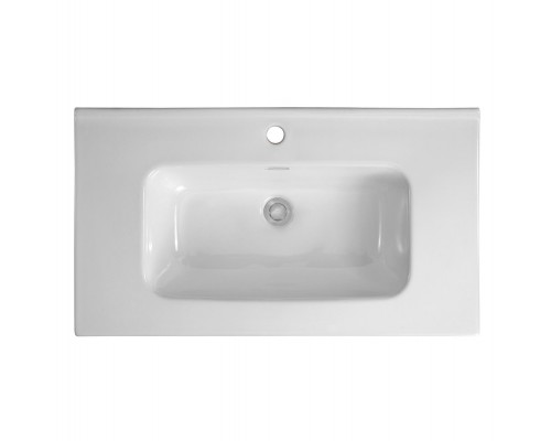 AQ77060-GS Комплект мебели: Тумба 60см ВЕГА с раковиной AQ0460-00, 2 ящика, цвет шалфей зеленый AQ77060-GS