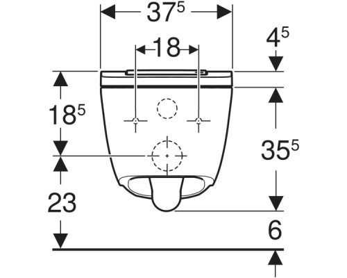 146.250.21.1 Подвесной унитаз-биде Geberit AquaClean Sela Square, хром 146.250.21.1
