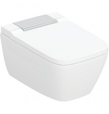 146.250.21.1 Подвесной унитаз-биде Geberit AquaClean Sela Square, хром 146.250.21.1