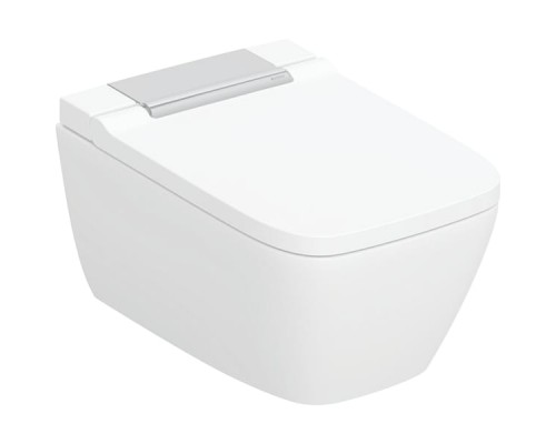 146.250.21.1 Подвесной унитаз-биде Geberit AquaClean Sela Square, хром 146.250.21.1