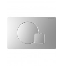 KDI-0000068(QC) Панель смыва Хром матовый (клавиши круг/квадрат), 162244 мм KDI-0000068