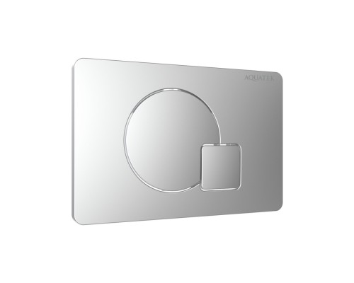 KDI-0000068(QC) Панель смыва Хром матовый (клавиши круг/квадрат), 162244 мм KDI-0000068