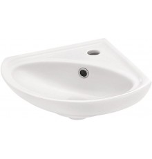 1.WH11.0.514 ИРИС умывальник 36 см (угловой, 1 отв.) 1.WH11.0.514