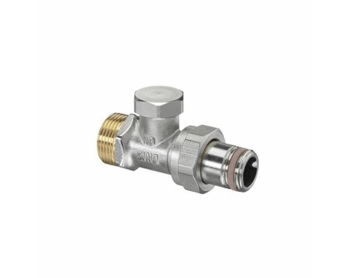 Вентиль, Combi 2, проходной, DN-15, 3/4, 1/2, Н ЕК-Н, никелированный, НГ со штуцером