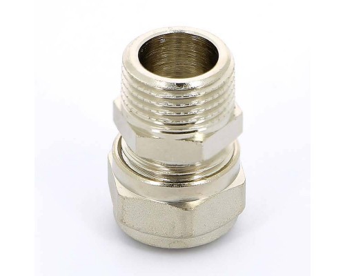 Муфта обжим-Н никелированная UNI-FITT 16х1/2" Муфта обжим-Н никелированная UNI-FITT 16х1/2"