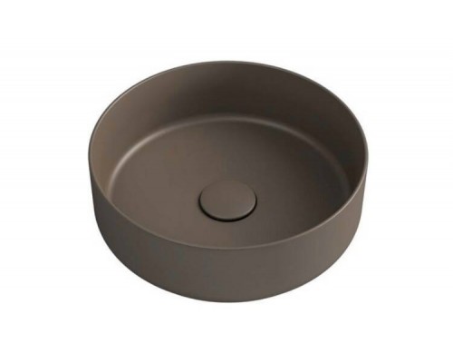 Раковина, ISVEA, Infinity, шгв 360-360-120, отверстия для смесителя-отсутствуют, цвет-коричневый