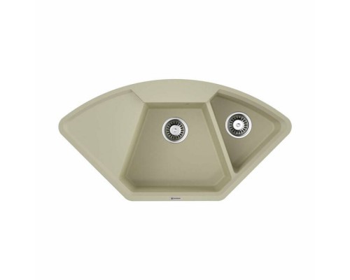 Мойка, OMOIKIRI, Yonaka, шгв 980-510-220, отверстия для смесителя-3 промаркированных, цвет-ваниль