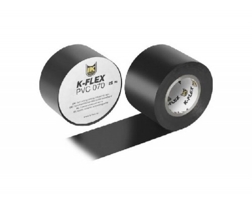 Самоклеящаяся лента ПВХ K-FLEX PVC AT 070, 38ммх25м, цвет черный