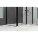 Allen Brau Priority Душевой уголок 90x80 см, цвет: черный матовый браш 3.31003.BBA 3.31015.BBA