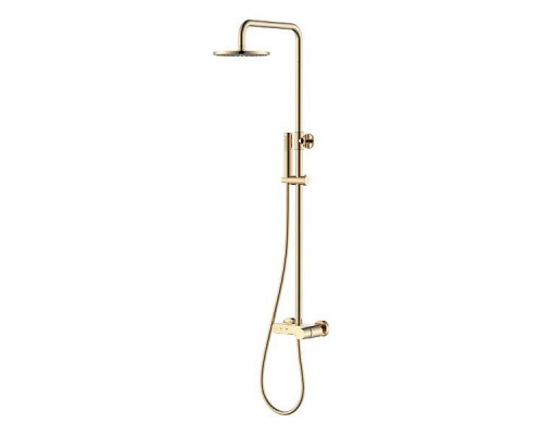 Boheme Stick Душевая стойка с верхним душем 30х57х112,5h см, цвет: gold 128-GG Boheme Stick Душевая стойка с верхним душем 30х57х112,5h см, цвет: gold 128-GG