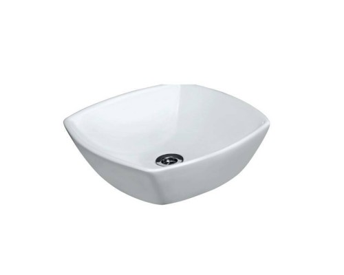 Раковина, Jaquar, Aria, шгв 420-420-135, отверстия для смесителя-отсутствуют, цвет-белый