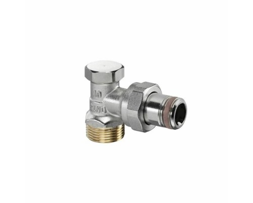 Вентиль, Combi 2, угловой, DN-15, 3/4, 1/2, Н ЕК-Н, никелированный, НГ со штуцером