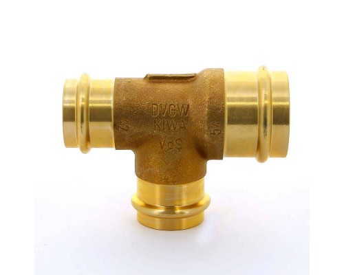 Тройник пресс 54x42x42 бронза Sanpress SC-Contur