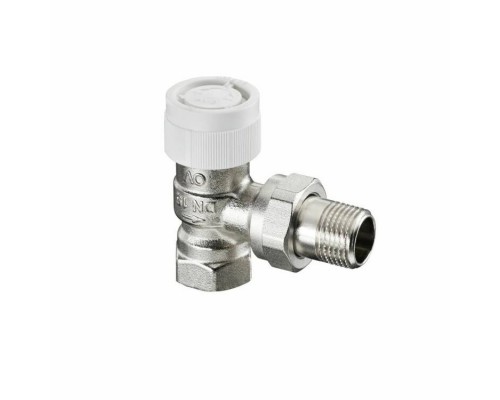 Вентиль, серия AV9, угловой, DN-15, 1/2, ВН, никелированный
