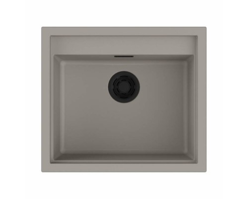 Мойка, OMOIKIRI, Sintesi, шгв 570-500-200, отверстия для смесителя-3 промаркированных, чаши-1, цвет-Leningrad Grey