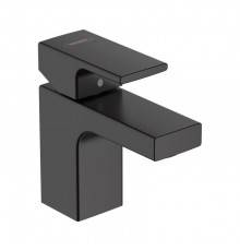 Смеситель для раковины, Hansgrohe, Vernis Shape, цвет-матовый черный