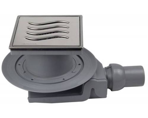 Трап, Pestan, Confluo Standard Tide 4 Mask, горизонтальный, DN-50, цвет решетки-хром глянец Трап, Pestan, Confluo Standard Tide 4 Mask, горизонтальный, DN-50, цвет решетки-хром глянец