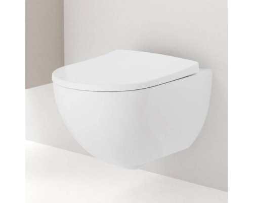 Унитаз подвесной Geberit Acanto безободковый Rimfree®, 4,5/6 л, вкл. скрытое крепл., 51х35 см