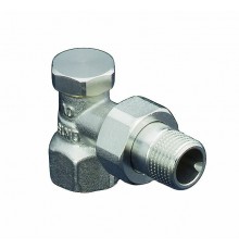 Вентиль, Combi 2, угловой, DN-20, 3/4, ВН, никелированный, НГ со штуцером