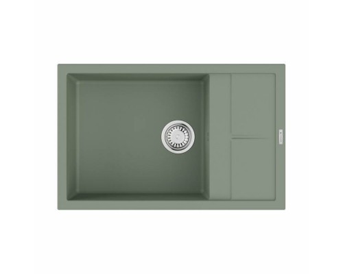 Мойка, OMOIKIRI, Sumi, шгв 780-500-220, отверстия для смесителя-4 промаркированных, цвет-Wind green