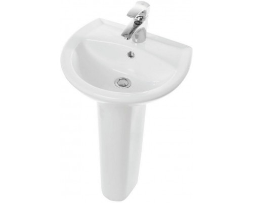 АТТИКА 48 Умывальник пьедестальный ВКС Белый S1 (WB.PD/Attica/48-C/WHT.G/S1) WB.PD/Attica/48-C/WHT.G/S1