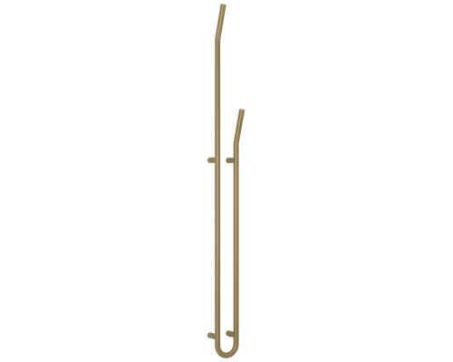 Полотенцесушитель, Сунержа, Локон, правый, шгв 125-128-1600, кабель с вилкой, цвет-золотой шёлк