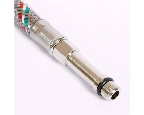 Гибкая подводка для смесителя UNI-FITT МL10х1 - 1/2" 40 см оплетка из нержавеющей стали