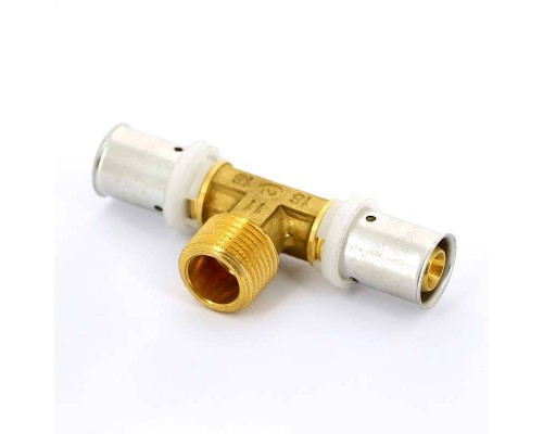 Тройник пресс-Н UNI-FITT 16х1/2"х16 Тройник пресс-Н UNI-FITT 16х1/2"х16