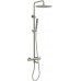 Allen Brau Priority Душевая стойка 27,7x50,9x123,2h см, излив 11,4 см, цвет: никель браш 5.31A10-BN