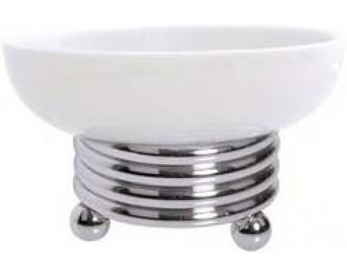 Boheme Hermitage Chrome Мыльница настольная, 11х11хh6,5 см, цвет: хром глянцевый 10390