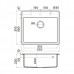 Omoikiri Tedori 57-SA Кухонная мойка Tetogranit 57x51 см, цвет: бежевый 4993982